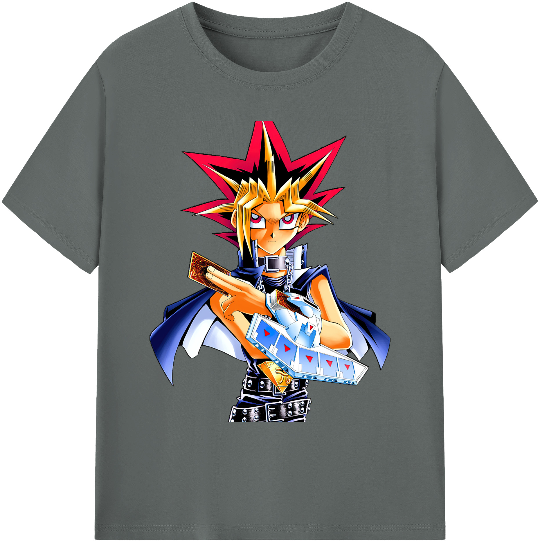 （画像用） 遊☆戯☆王 Yu-Gi-Oh! 綿100％ メンズ半袖Tシャツ｜肌触りやわらか＆通気性